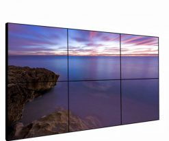 Īpaši šaurs rāmis 43 49 55 65 collu liels reklāmas ekrāns LCD video siena (2)