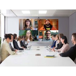 posėdžių salės vaizdo konferencijų ekranas (1)