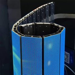 Portable thin led floor display and hanging led video walls